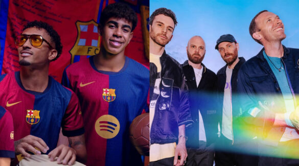 Barcelona Coldplay camisa El Clasico