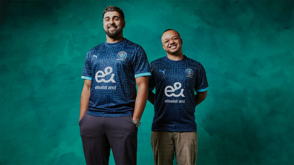 Camisa do eSports do Manchester City 2024-2025 PUMA a Camisa do eSports do Manchester City 2024-2025 PUMA