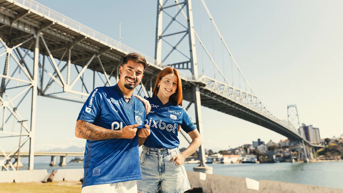 Camisa dos 101 anos do Avai FC 2024-2025 Volt