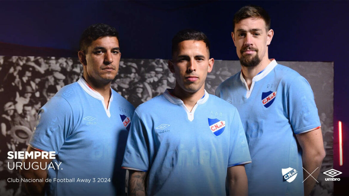 Quarta camisa celeste do Club Nacional 2024-2025 Umbro