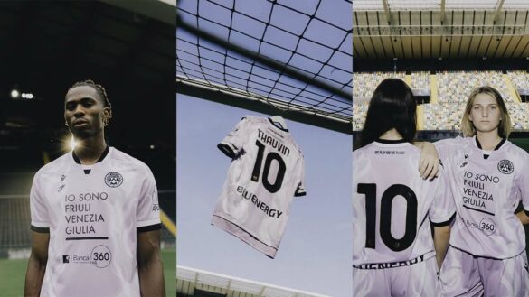 Terceira camisa da Udinese 2024-2025 é lançada pela Macron