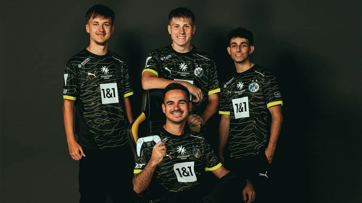Camisa E-Sports do Borussia Dortmund 2024-2025 PUMA a Camisa E-Sports do Borussia Dortmund 2024-2025 PUMA