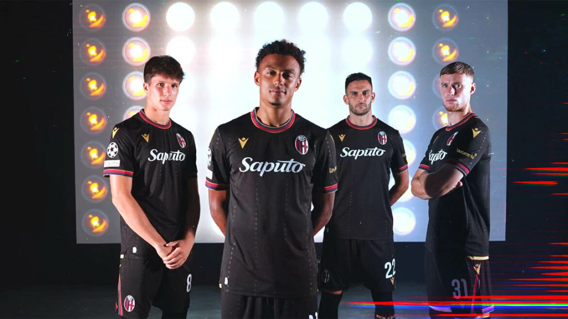 Camisa UCL do Bologna FC 2024-2025 Macron