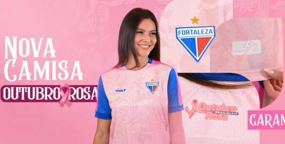 Fortaleza EC lança camisa para o Outubro Rosa 2024