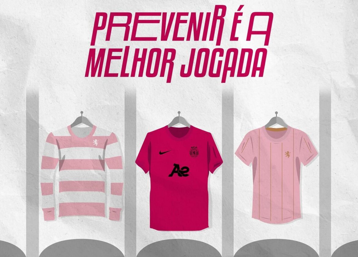 Sporting CP lança camisa para o Outubro Rosa 2024 (1) Sporting CP lança camisa para o Outubro Rosa 2024