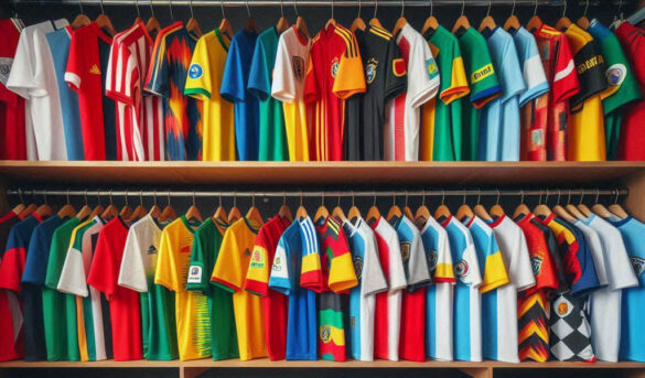 coleção de camisas de futebol