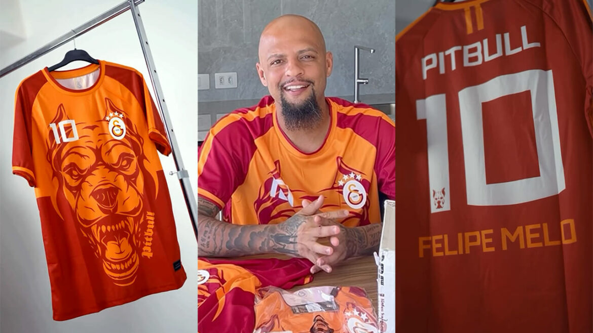 Camisa Pitbull Felipe Melo Galatasaray