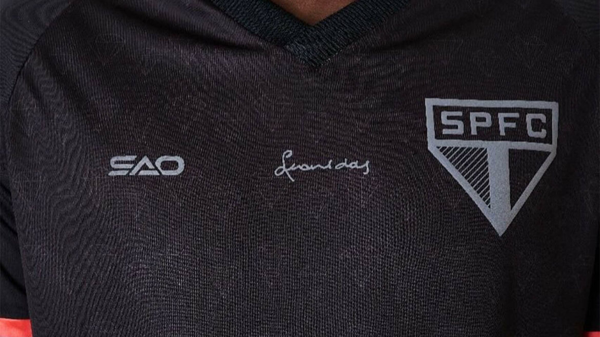 Camisa do São Paulo Consciência Negra 2024 SAO Leônidas da Silva a
