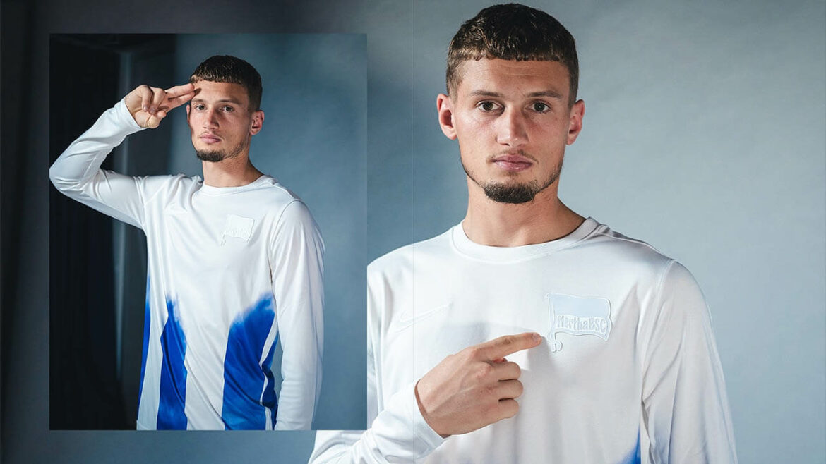Camisa pré-jogo do Hertha Berlin 2024-2025 Nike