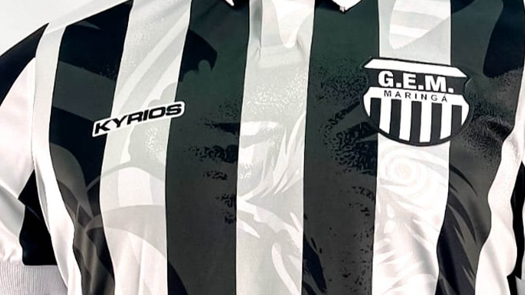 Camisa titular do Grêmio Maringá 2025 Kyrios