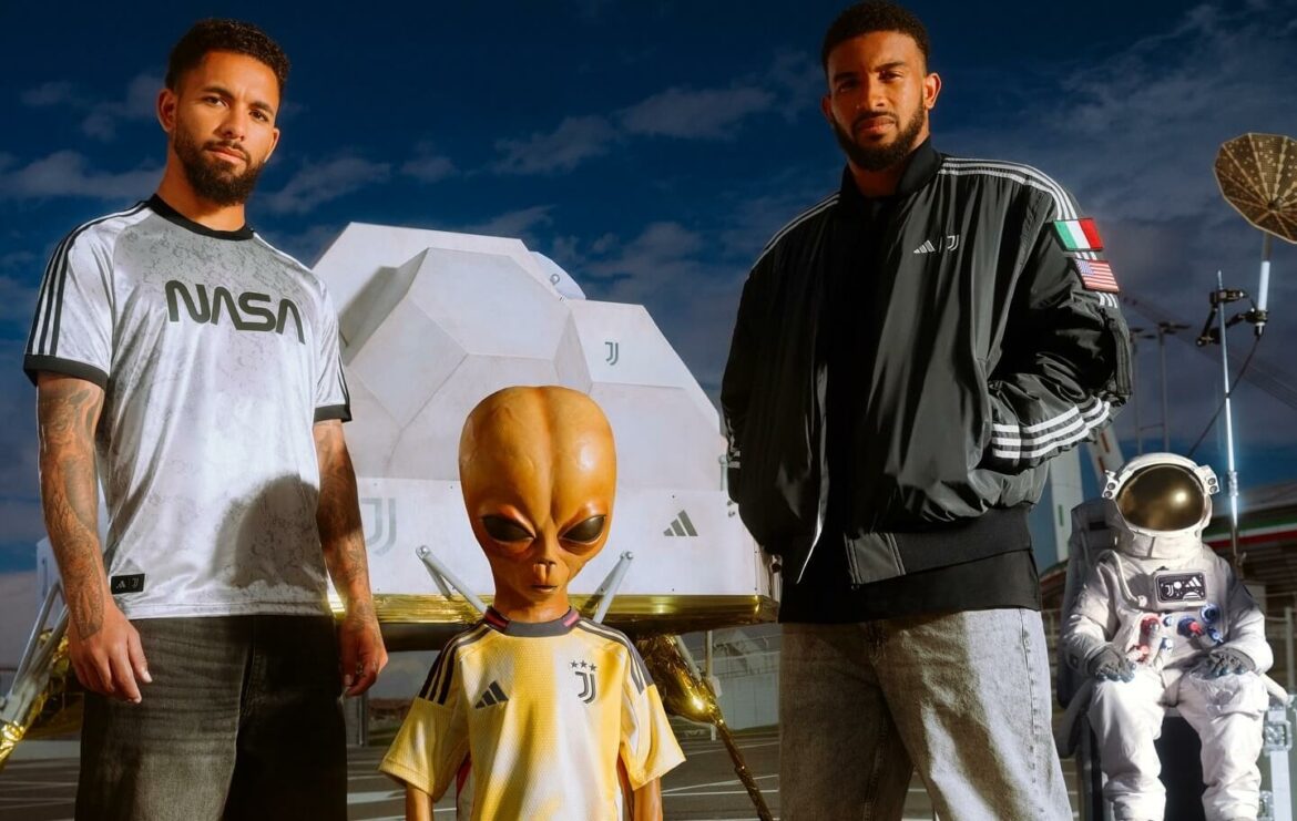 Juventus e Adidas lançam coleção em parceria com a Nasa