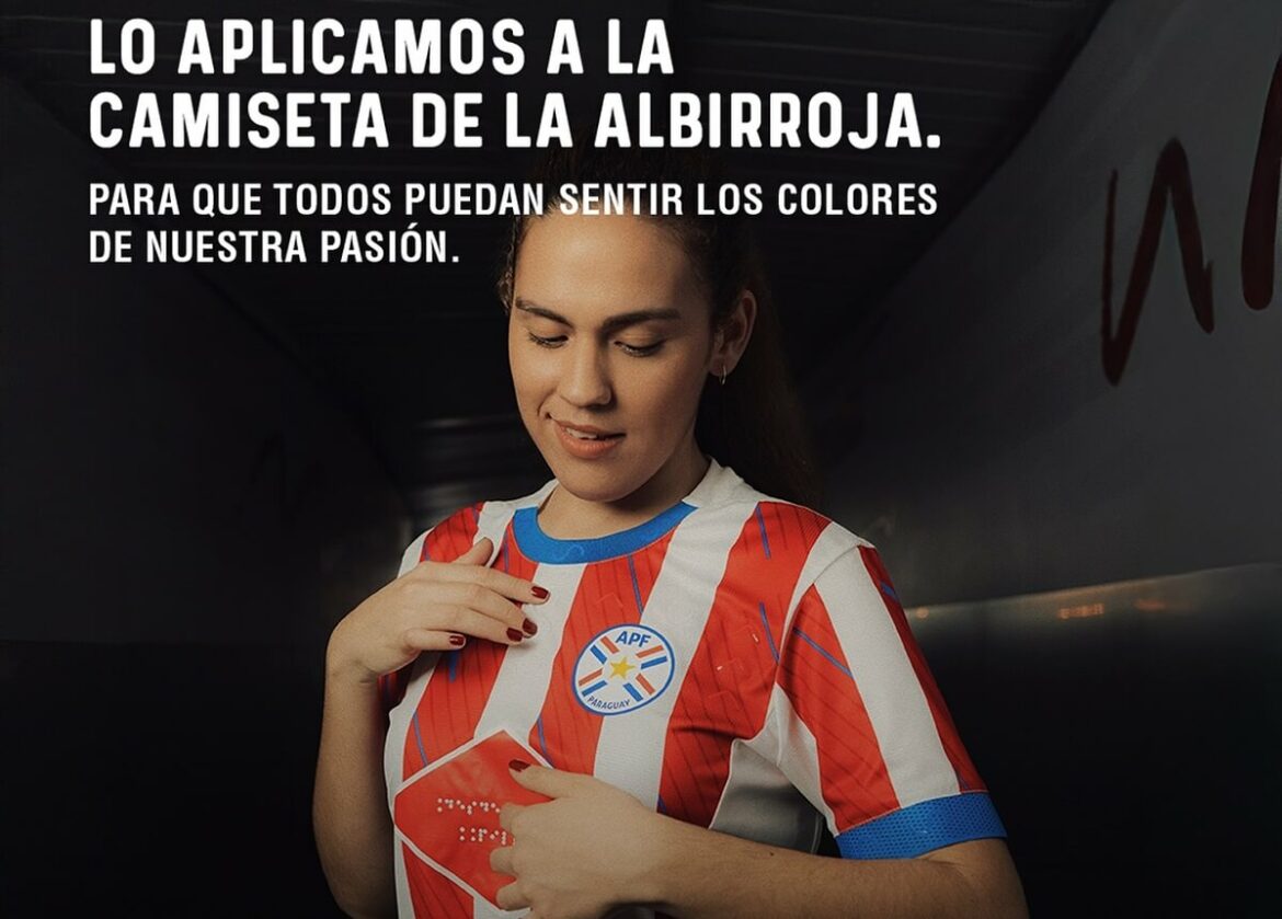 Paraguai lança camisa com sistema de percepção de cores para deficientes visuais