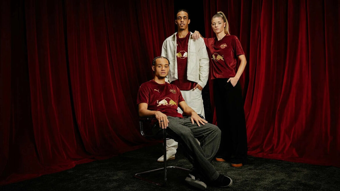 RB Leipzig e PUMA lançam camisa de veludo para o Natal