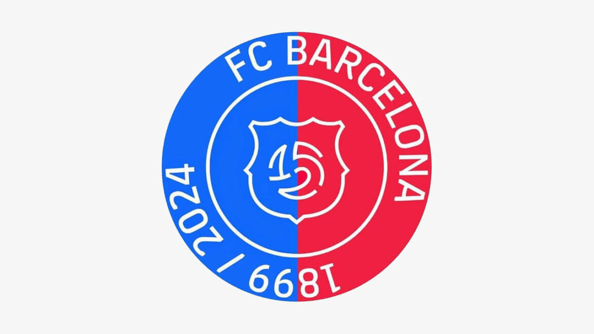 Selo 125 anos do Barcelona