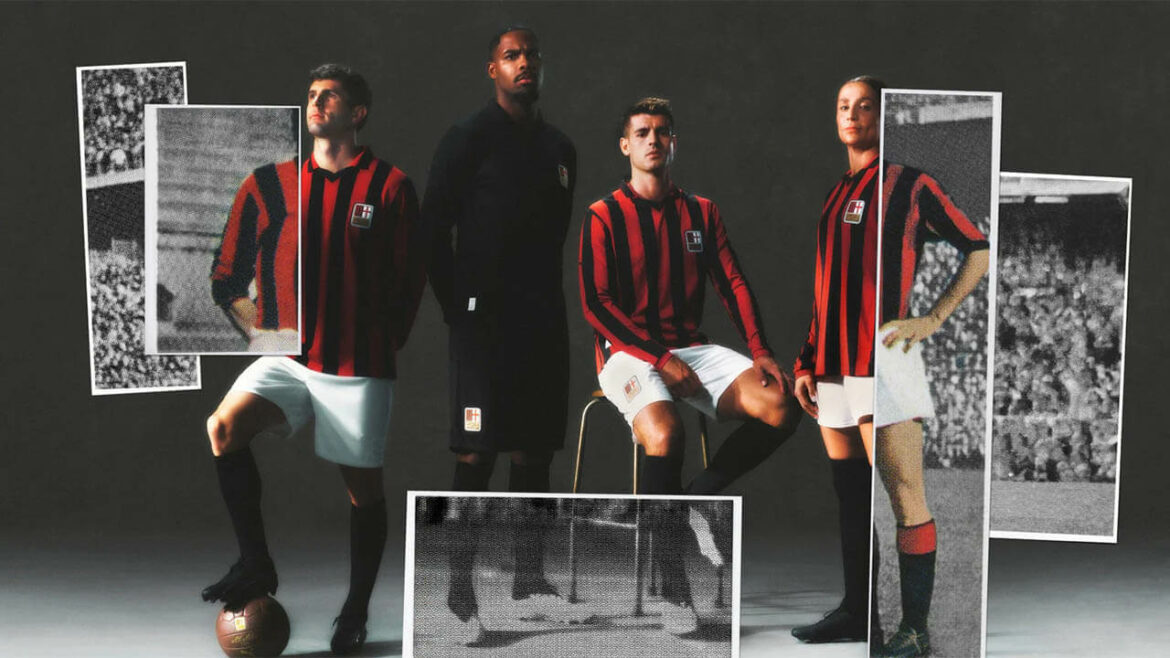 Camisa dos 125 anos do AC Milan 2024 PUMA a Camisa dos 125 anos do AC Milan 2024 PUMA