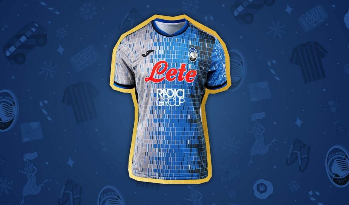 Camisa natalina da Atalanta 2024 é revelada pela JOMA