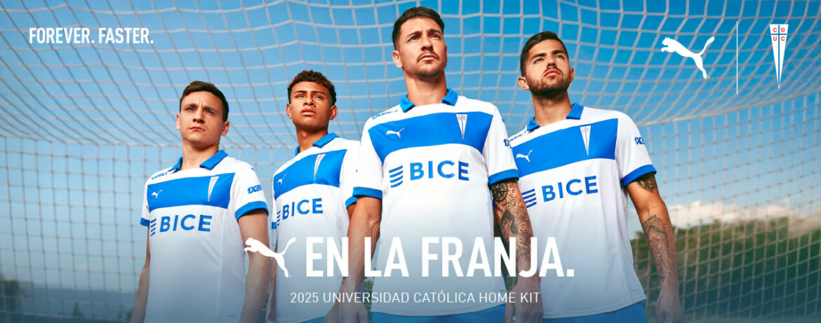 Camisa titular da Universidad Catolica do Chile 2025 PUMA a