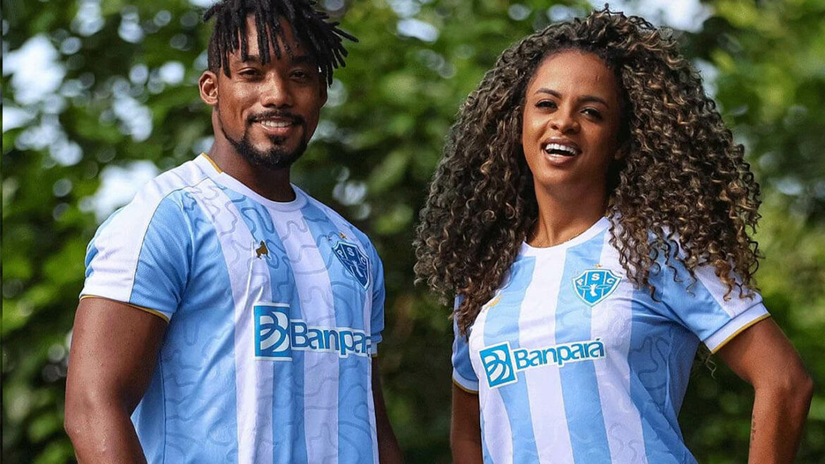 Camisa titular do Paysandu 2025 Lobo