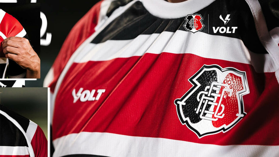 Camisa titular do Santa Cruz 2025 Volt