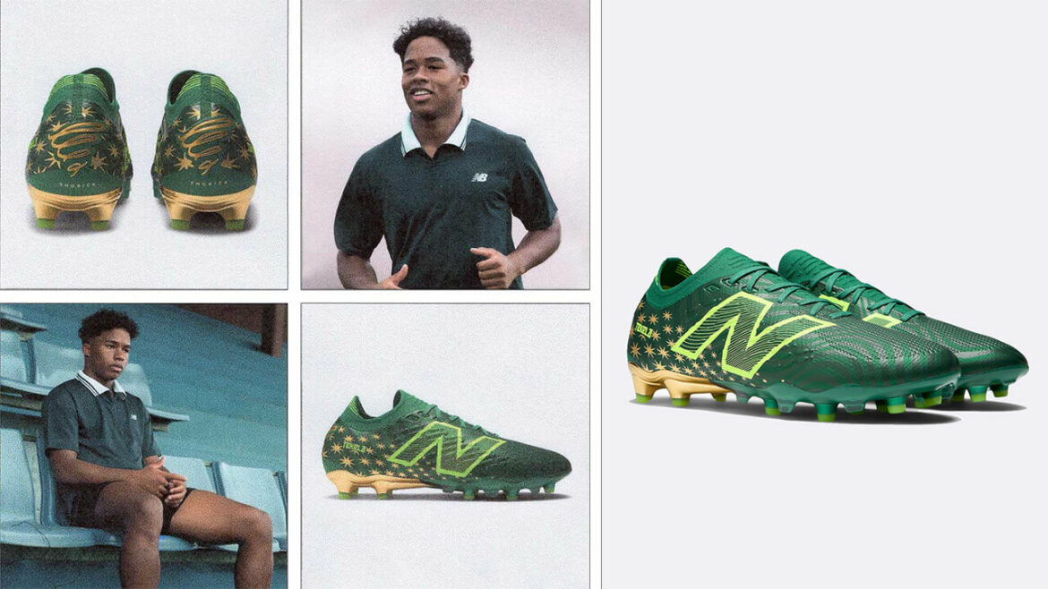 Chuteira Tekela Irmão New Balance Endrick
