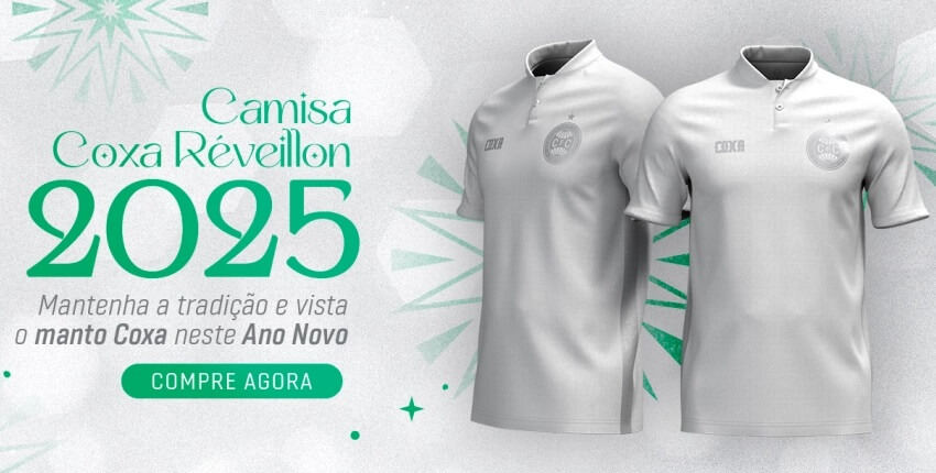 Coritiba lança camisa para o Réveillon 2025