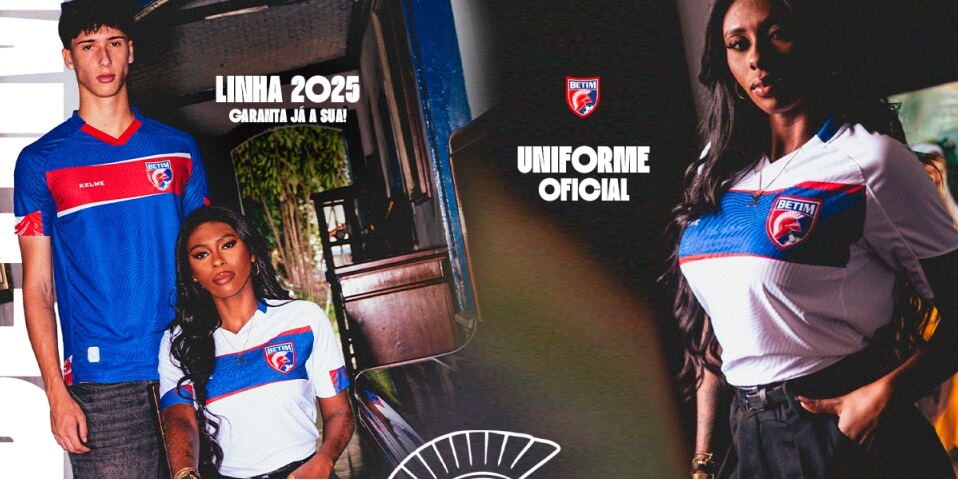 Kelme lança novas camisas do Betim para 2025