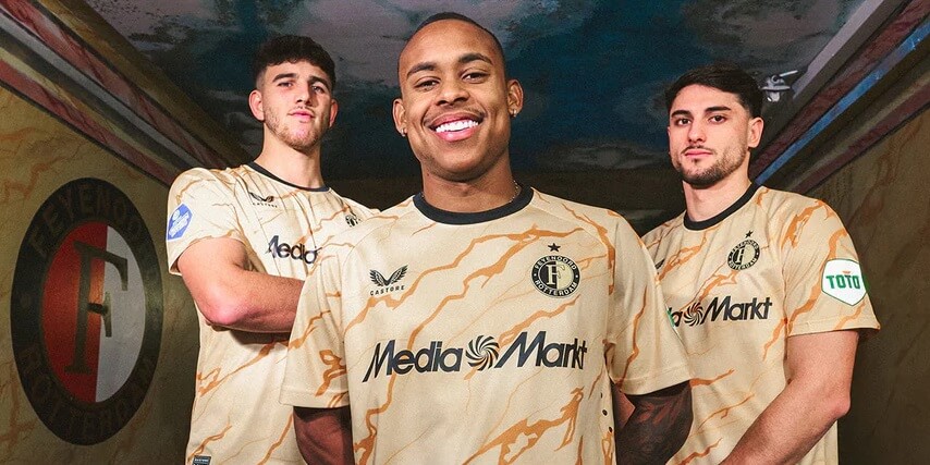 Quarta camisa do Feyenoord 2024-2025 é revelada pela Castore