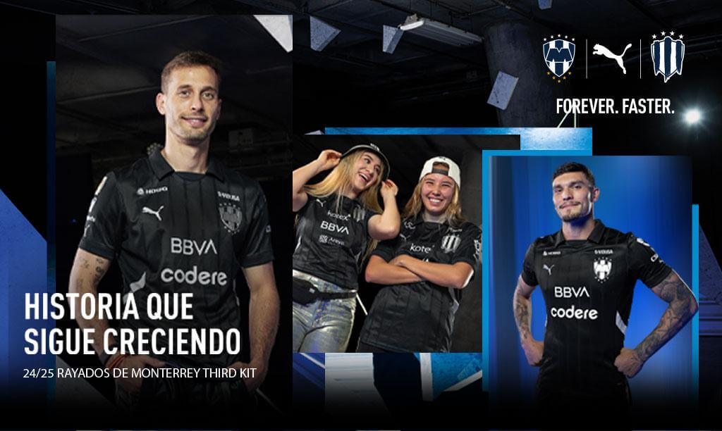 Terceira camisa do Monterrey 2024-2025 são apresentadas pela PUMA