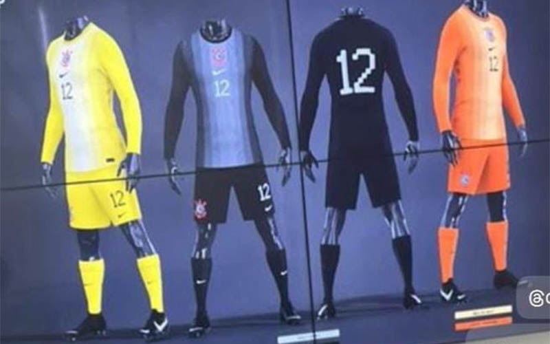 Uniformes de goleiro do Corinthians 2025-2026 Nike