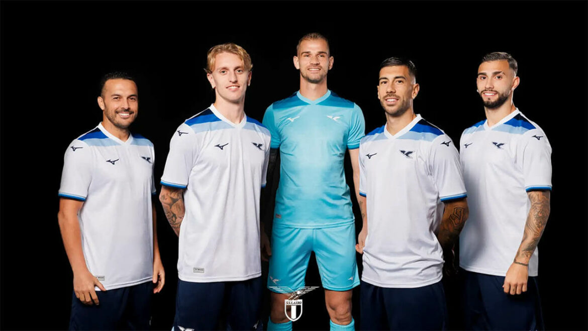 Camisa dos 125 anos da Lazio 2025 Mizuno