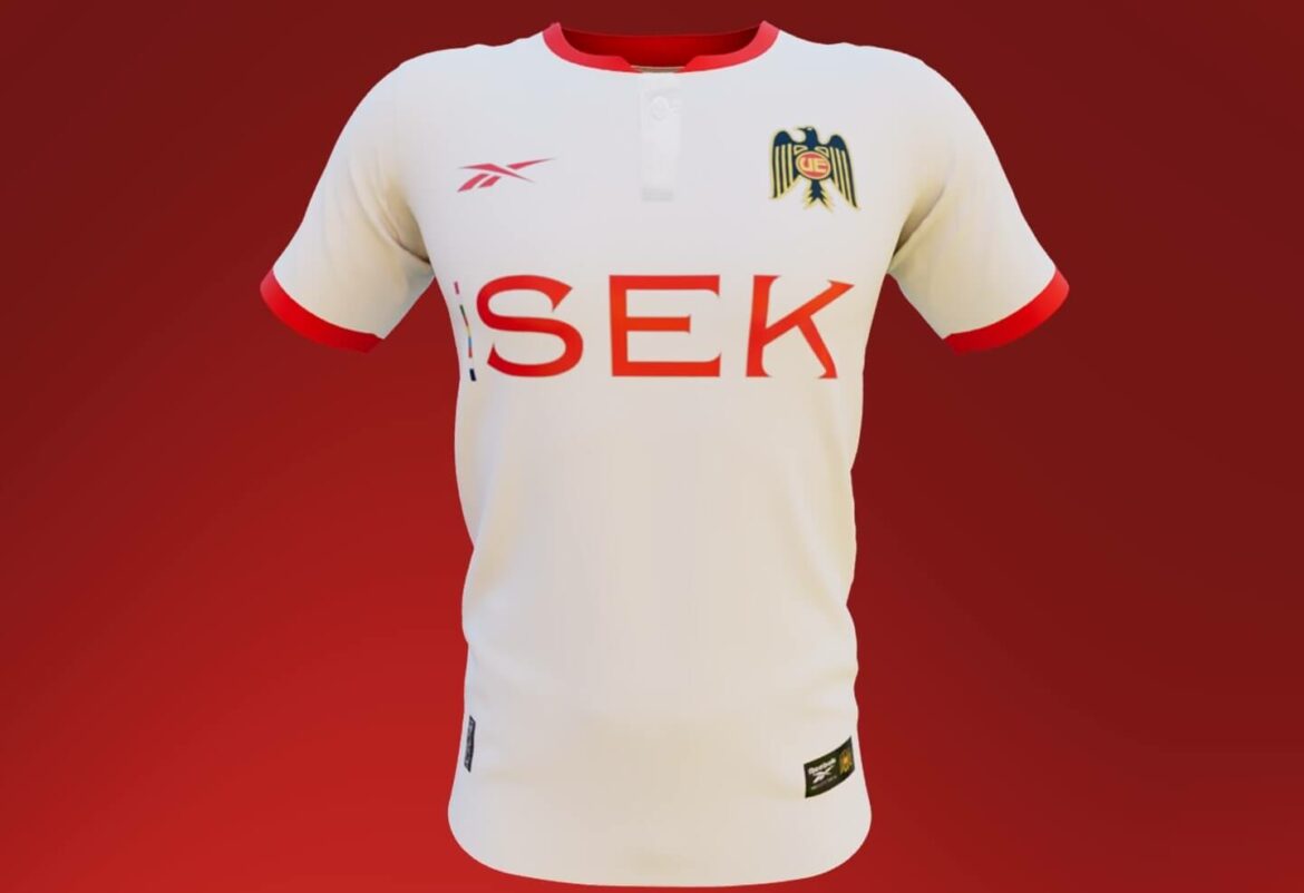 Camisa reserva da Unión Española 2025 é revelada pela Reebok
