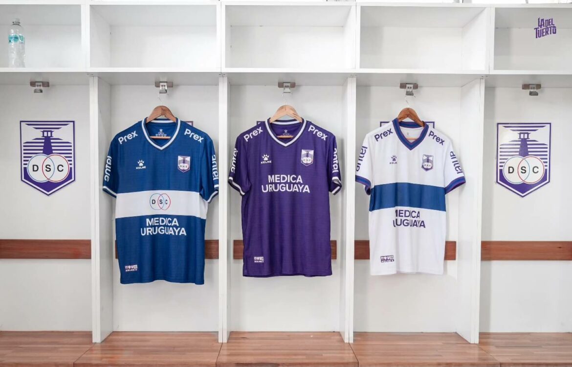Camisas do Defensor Sporting 2025 Kelme