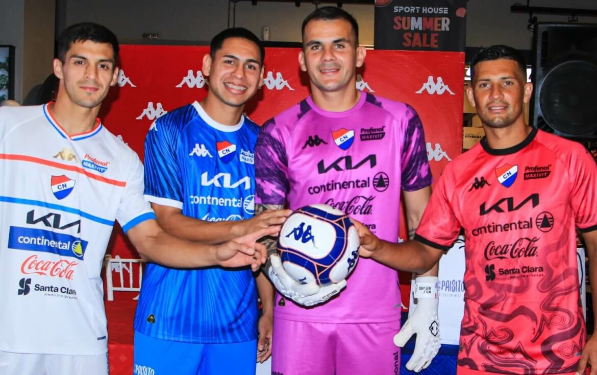 Camisas do Nacional-PAR 2025 são reveladas pela Kappa