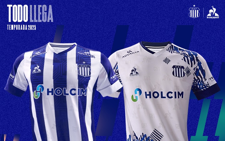Camisas do Talleres de Córdoba 2025 são lançadas pela Le Coq Sportif