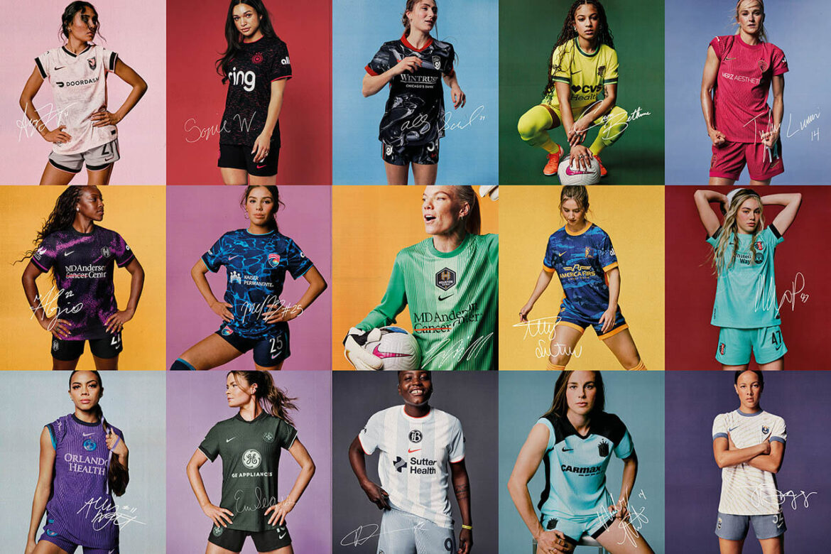 Nike lança novas camisas Away para a NWSL 2025