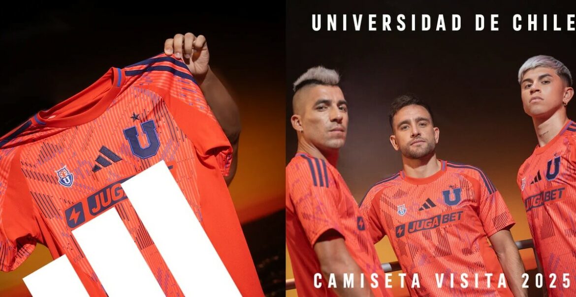 Camisa reserva da Universidad de Chile 2025 é lançada pela Adidas