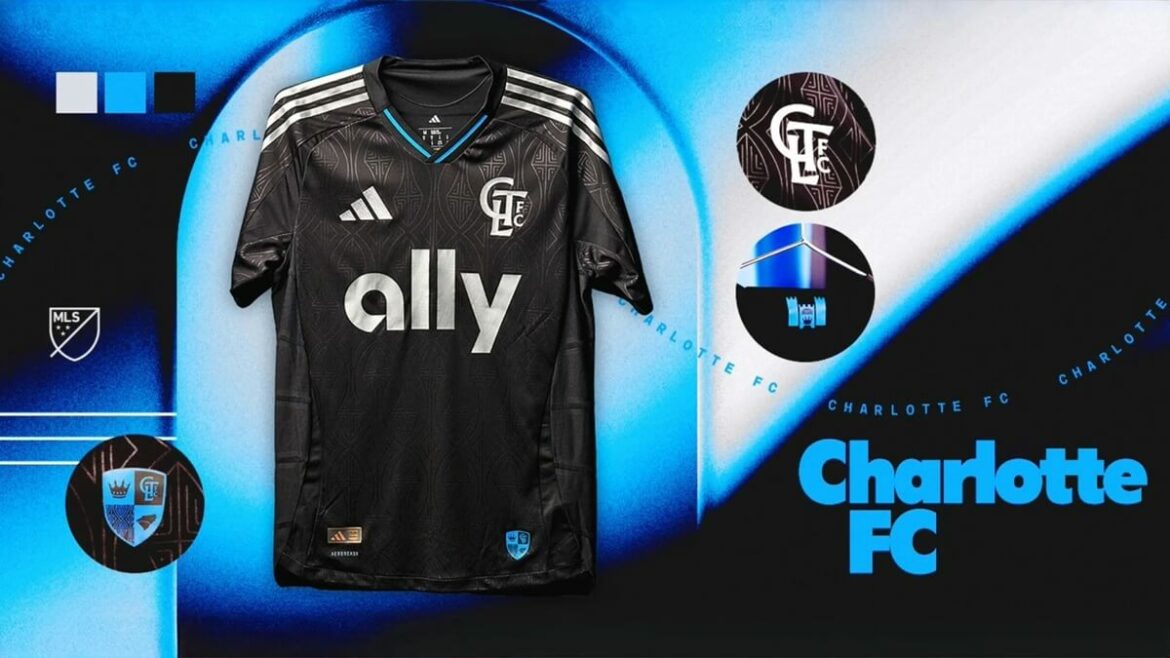 Camisa reserva do Charlotte FC para a MLS 2025 é lançada pela Adidas