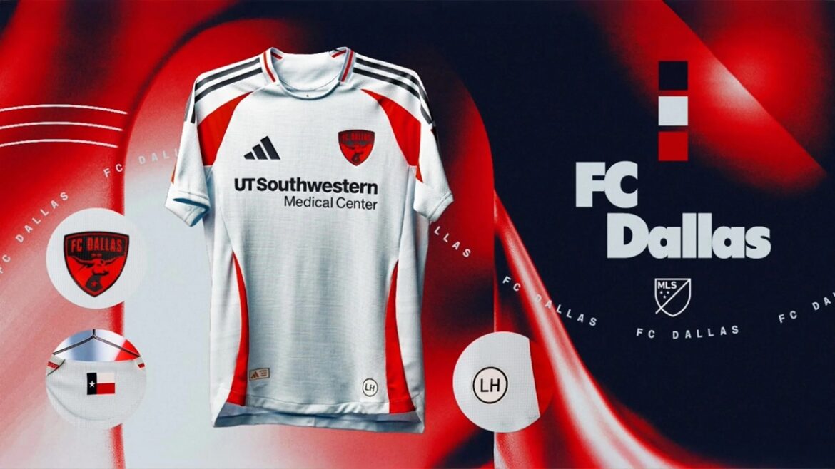 Camisa reserva do FC Dallas 2025 é lançada pela Adidas para a MLS