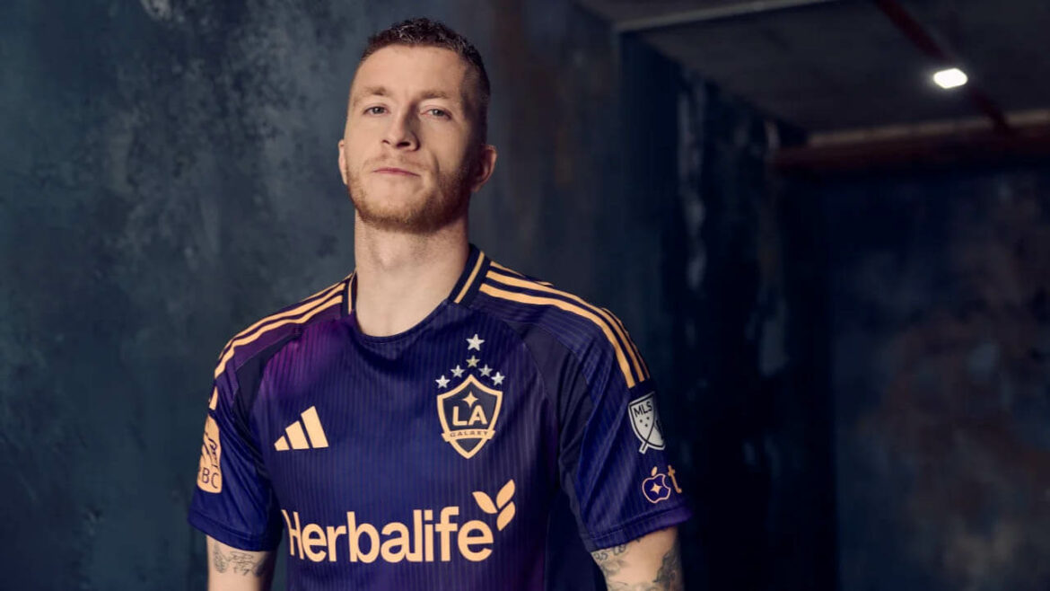 Camisa reserva do LA Galaxy 2025 Adidas