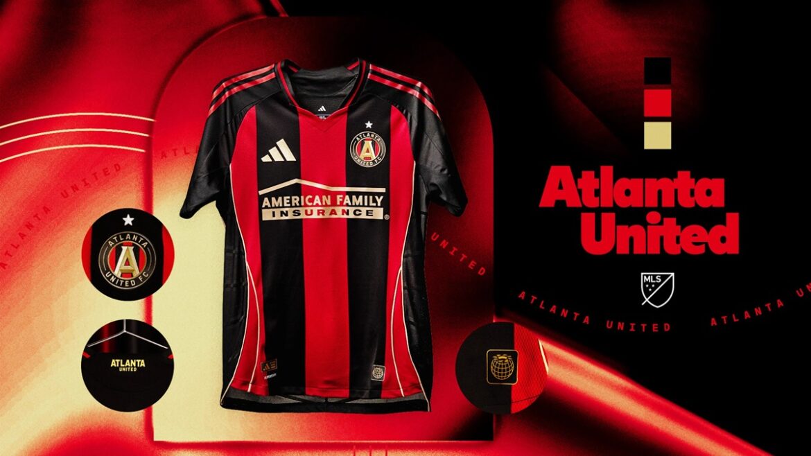 Camisa titular do Atlanta United 2025 é apresentada pela Adidas para a MLS