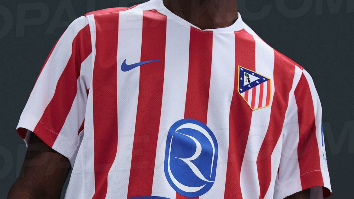 Camisa titular do Atlético de Madrid 2025-2026 Nike