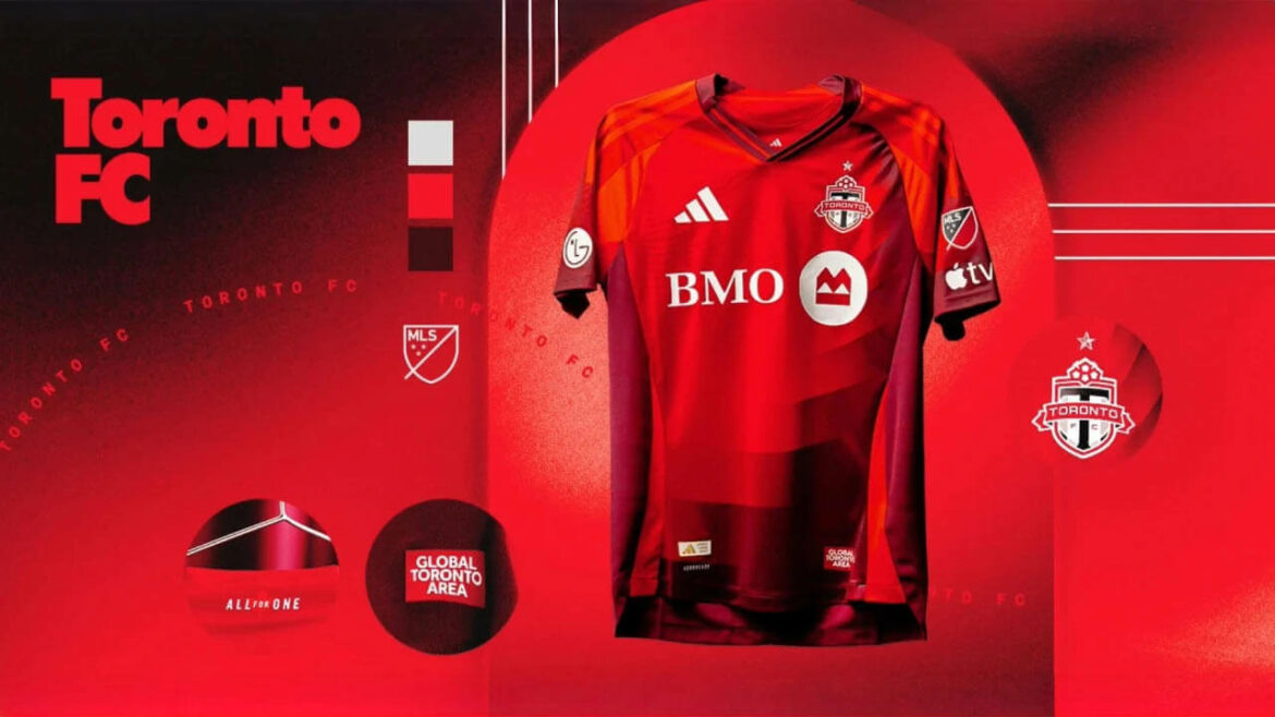 Camisa titular do Toronto FC 2025 Adidas