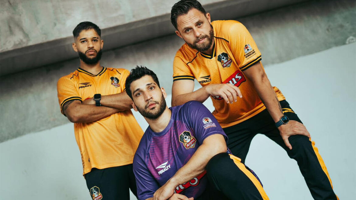 Camisas do Magnus Futsal 2025 Penalty