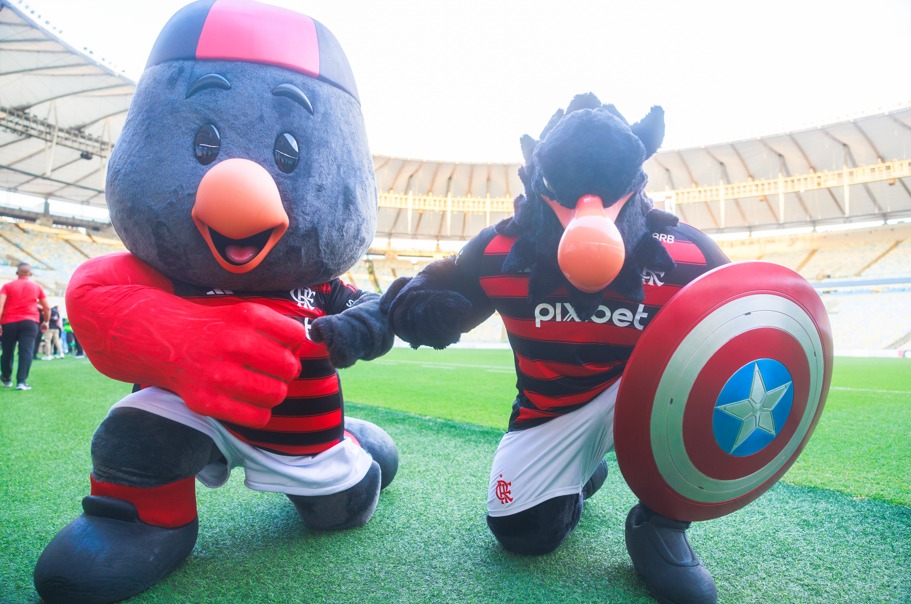 Clássico Flamengo x Botafogo Capitão América