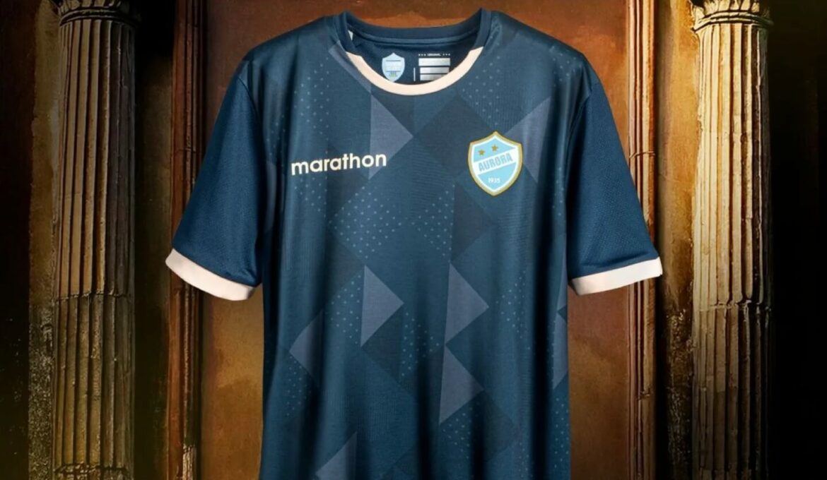 Terceira camisa do Aurora 2025 é revelada pela Marathon