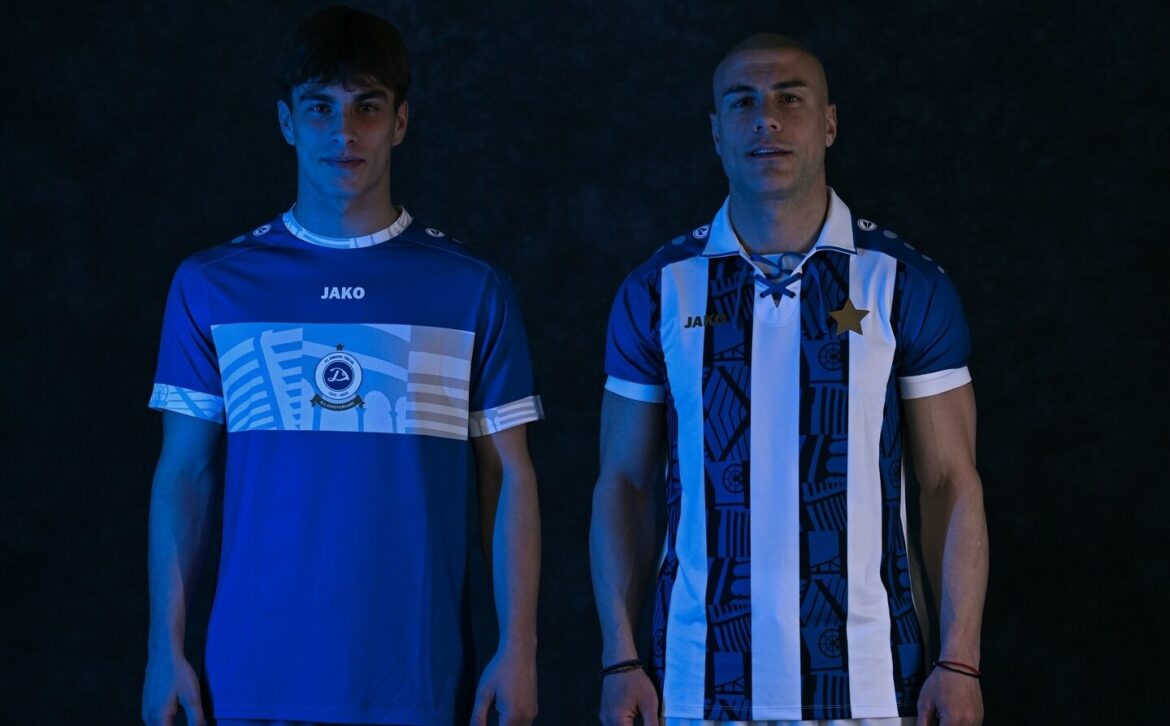 JAKO lança camisas de 100 anos do Dinamo Tbilisi