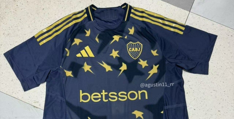 Terceira camisa do Boca Juniors 2025 tem imagem vazada