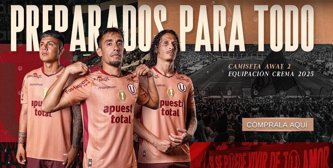 Terceira camisa do Universitario 2025 é lançada pela Marathon Sports