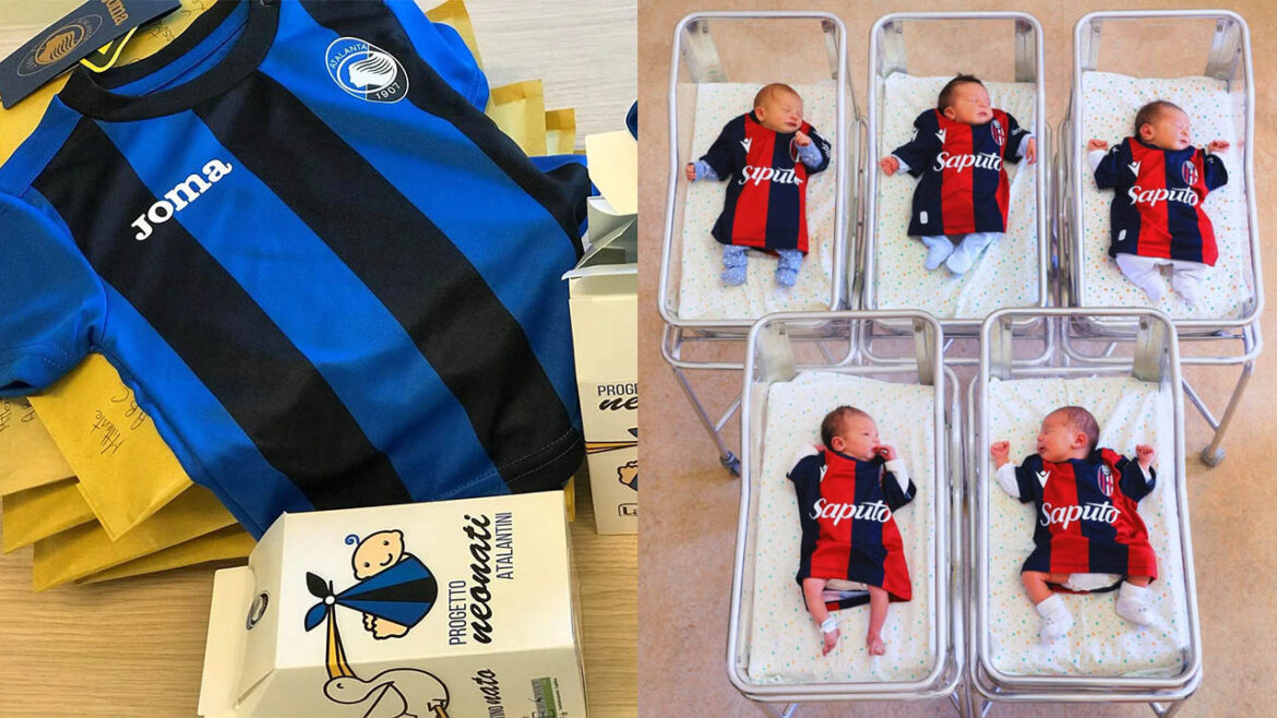 Times italianos tentam atrair novos torcedores, com ações para recém-nascidos