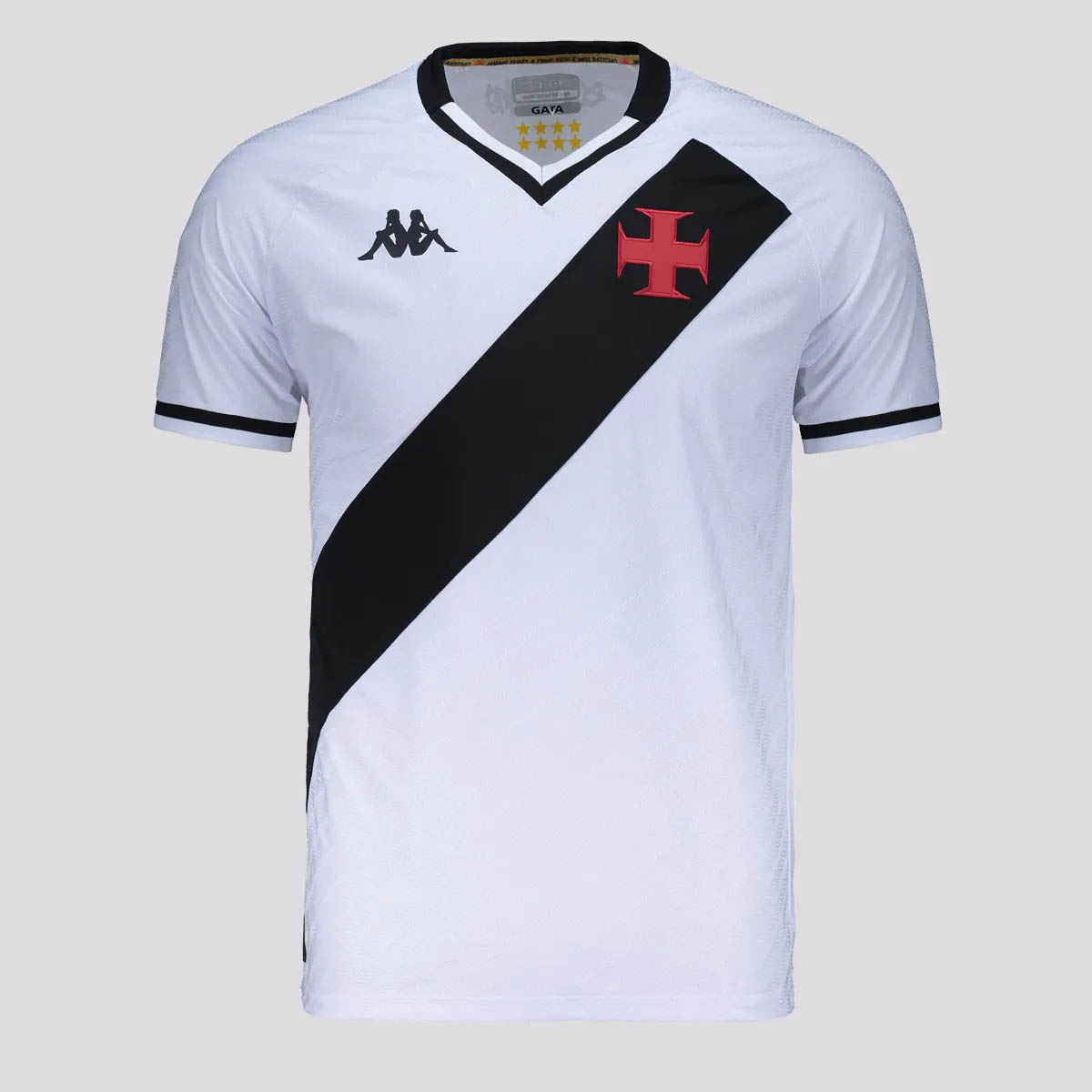 Camisa branca do Vasco da Gama 2025 Kappa